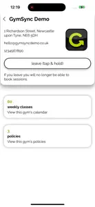 GymSync screenshot #7 for iPhone