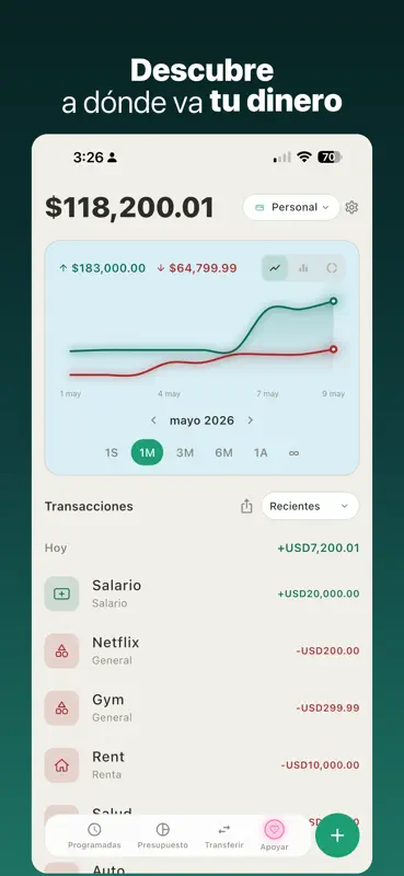 Flujo: Controla tus gastos screenshot 1 of 5