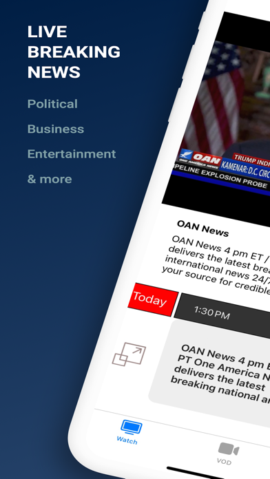 OAN Live Screenshot