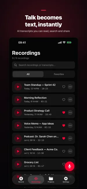 Pro Voice Recorder: AI Notes screenshot 4