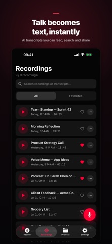 Pro Voice Recorder: AI Notes Screenshot 4 of 6