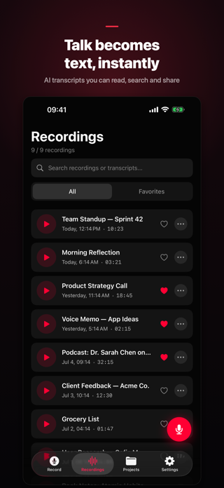 Pro Voice Recorder: AI Notes Screenshot 4 of 6