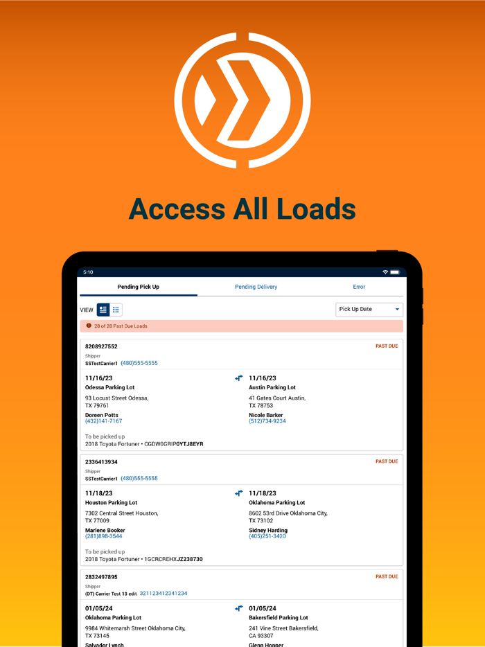 CentralDispatch Carrier Hub