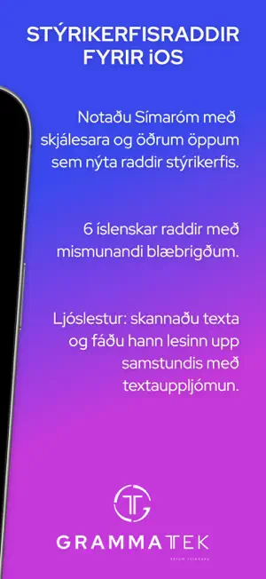 Símarómur® screenshot 2