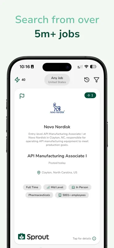 Sprout - AI Job Search screenshot 2 of 9