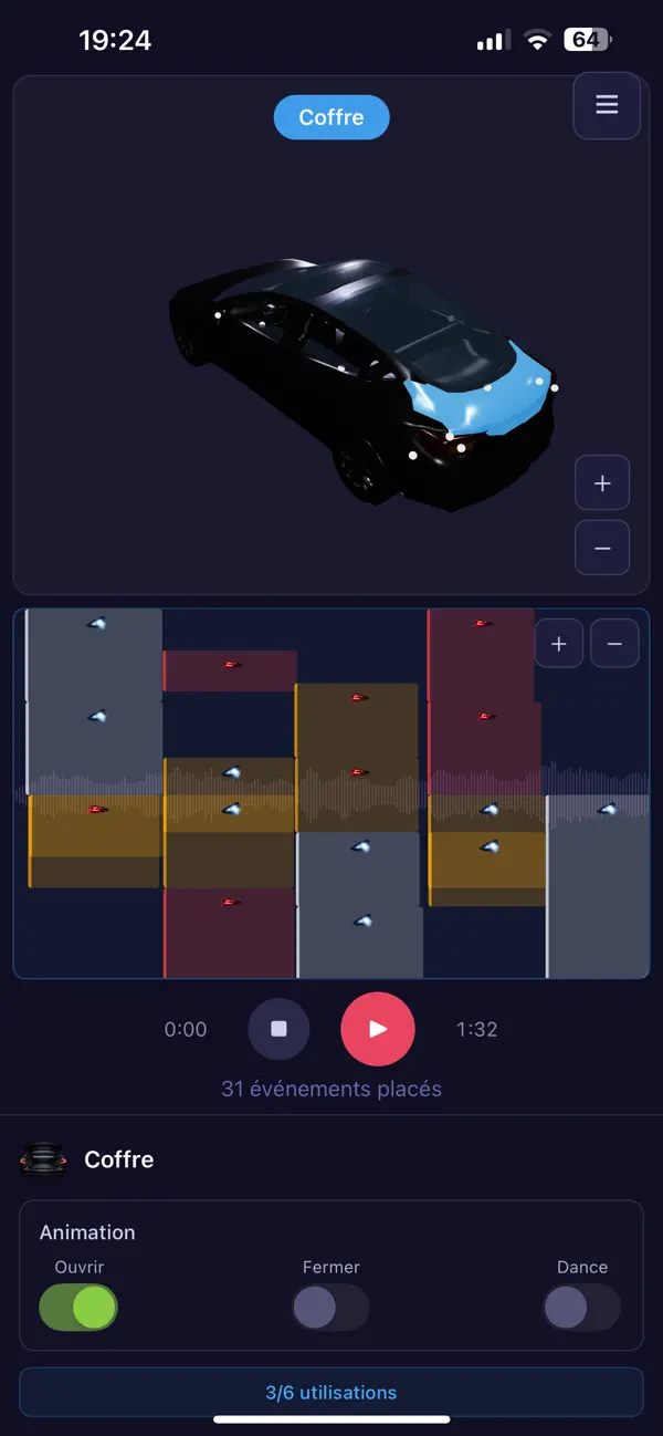Screenshot #3 pour LightShow Studio pour Tesla