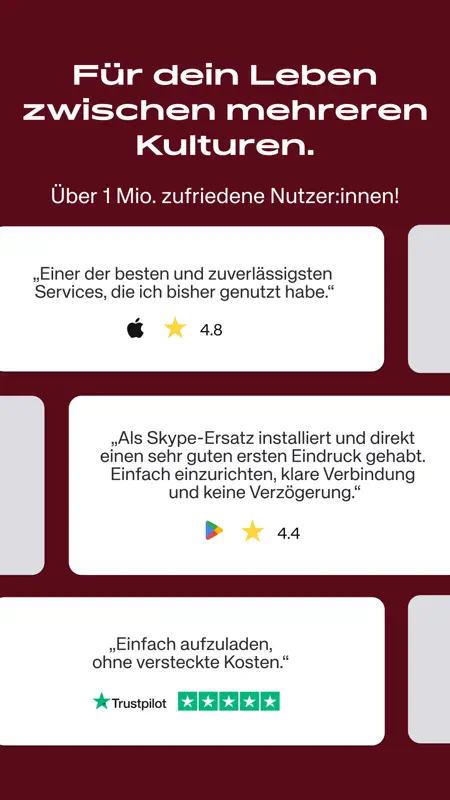 Rebtel: Aufladungen und Anrufe screenshot 6 of 6
