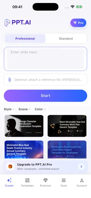 PPT.AI: AI Presentation Maker screenshot 1
