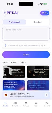 PPT.AI: AI Presentation Maker Screenshot 1 of 3