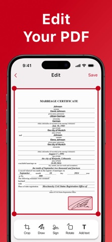 PDF Scanner & Editor + Screenshot 2 of 10