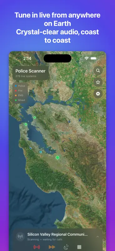 Police Scanner - Live Globe screenshot 2 of 6