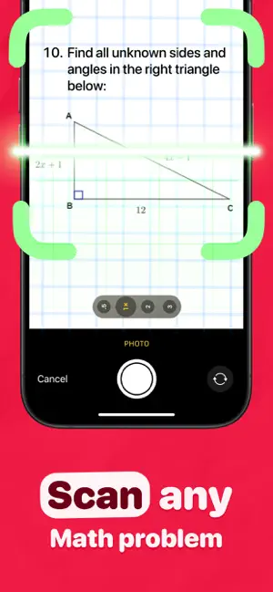 Scan Math Problems - Pi screenshot 2