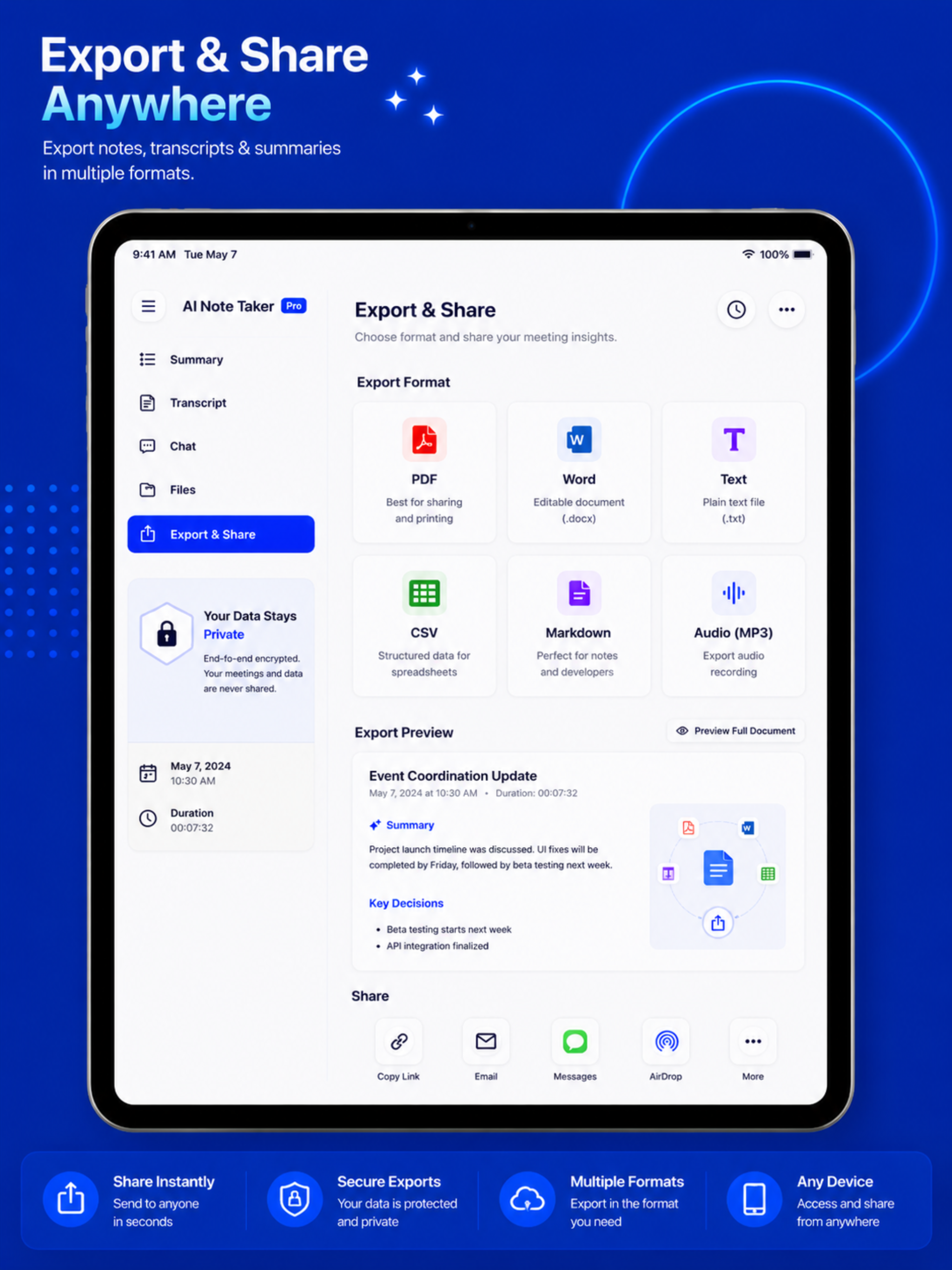 AI Note Taker: Meeting Minutes