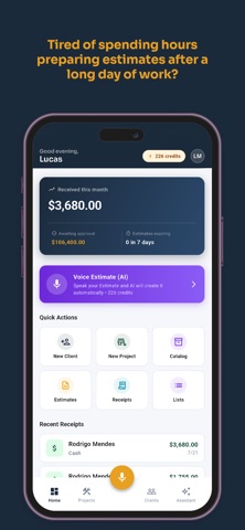 Tiler+: AI Job Estimate Maker iPhone screenshot