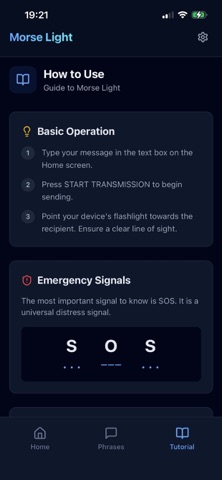 Morse Light APP Screenshot 3 of 4