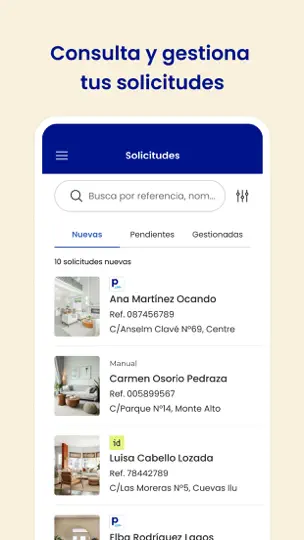 Captura de pantalla de Smart Agent App en iPhone 6