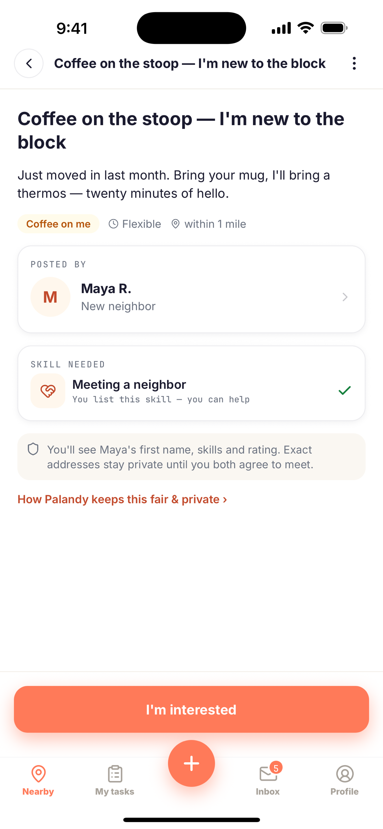 Palandy: Neighbor Help screenshot 5