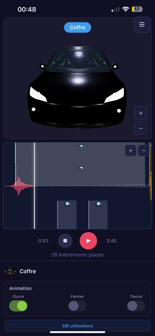Screenshot #2 pour LightShow Studio pour Tesla
