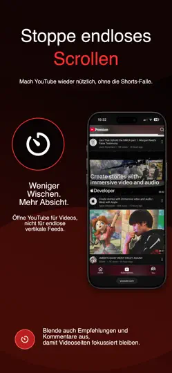 Screenshot von Shorts: Blocker Für YouTube auf dem iPhone 4