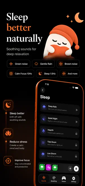 Sonno: Relaxing Sounds & Games screenshot 1