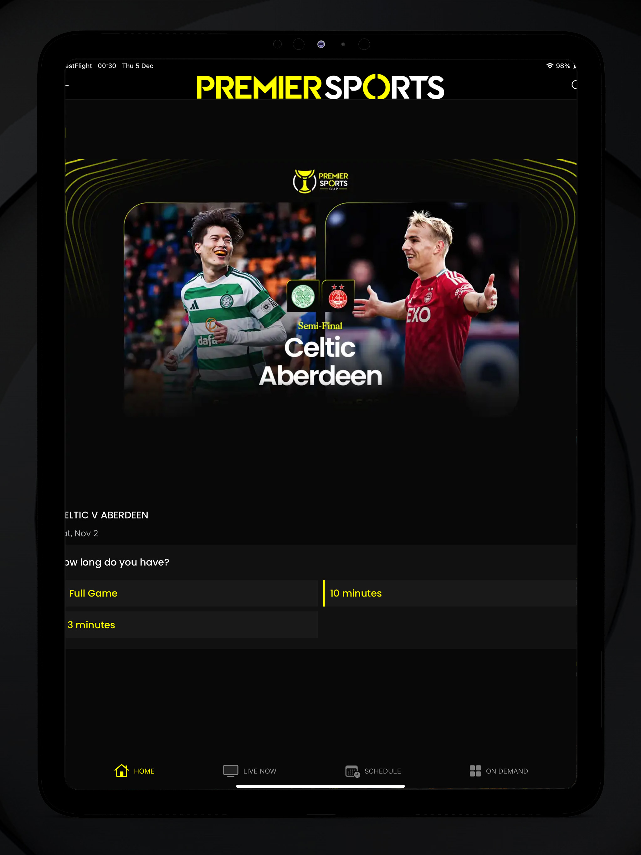 Premier Sports Player screenshot 11