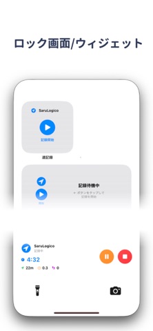 移動記録で歩いた行ったを保存.写真も場所も経路も:さるろじこ screenshot