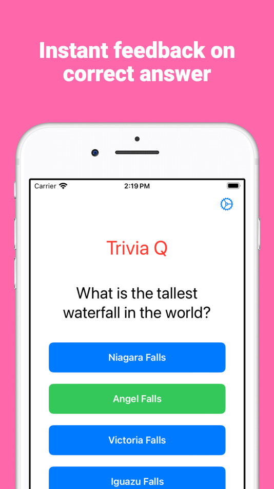 #2. Trivia Q - Quiz Challenge (iOS) Por: Easy Simple Smart