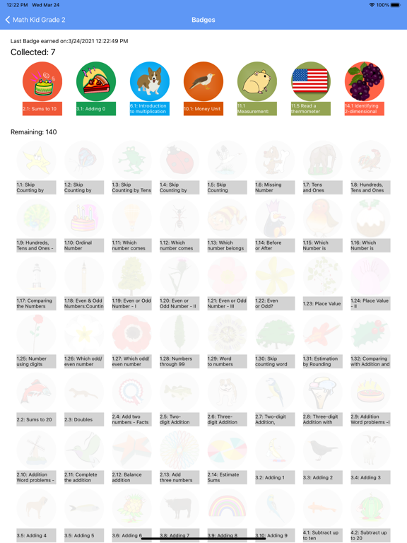 Screenshot #5 pour Math Kid Grade 2