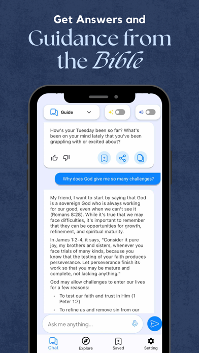Christian Companion Bible Chat Screenshot