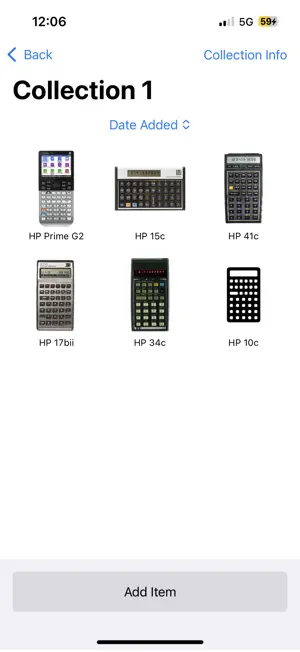 CalCollections screenshot 3