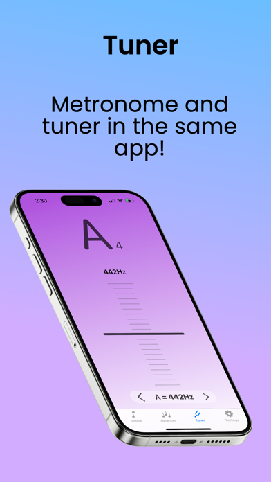 Metsa Metronome and Tuner iPhone screenshot 5 - Music app