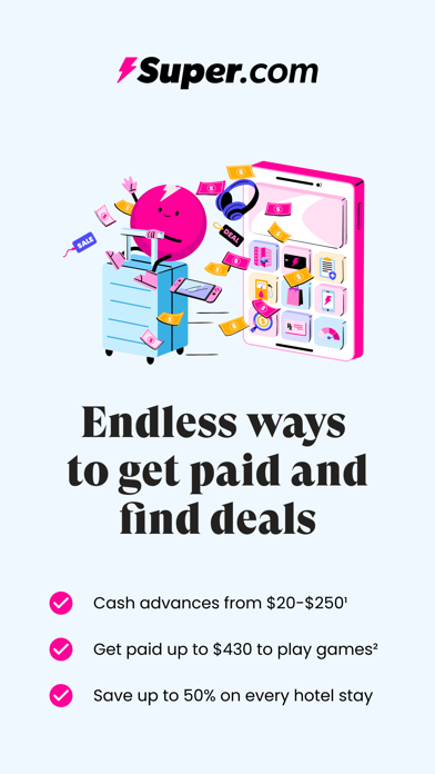 Screenshot #1 pour Super.com - Save, Earn, Travel