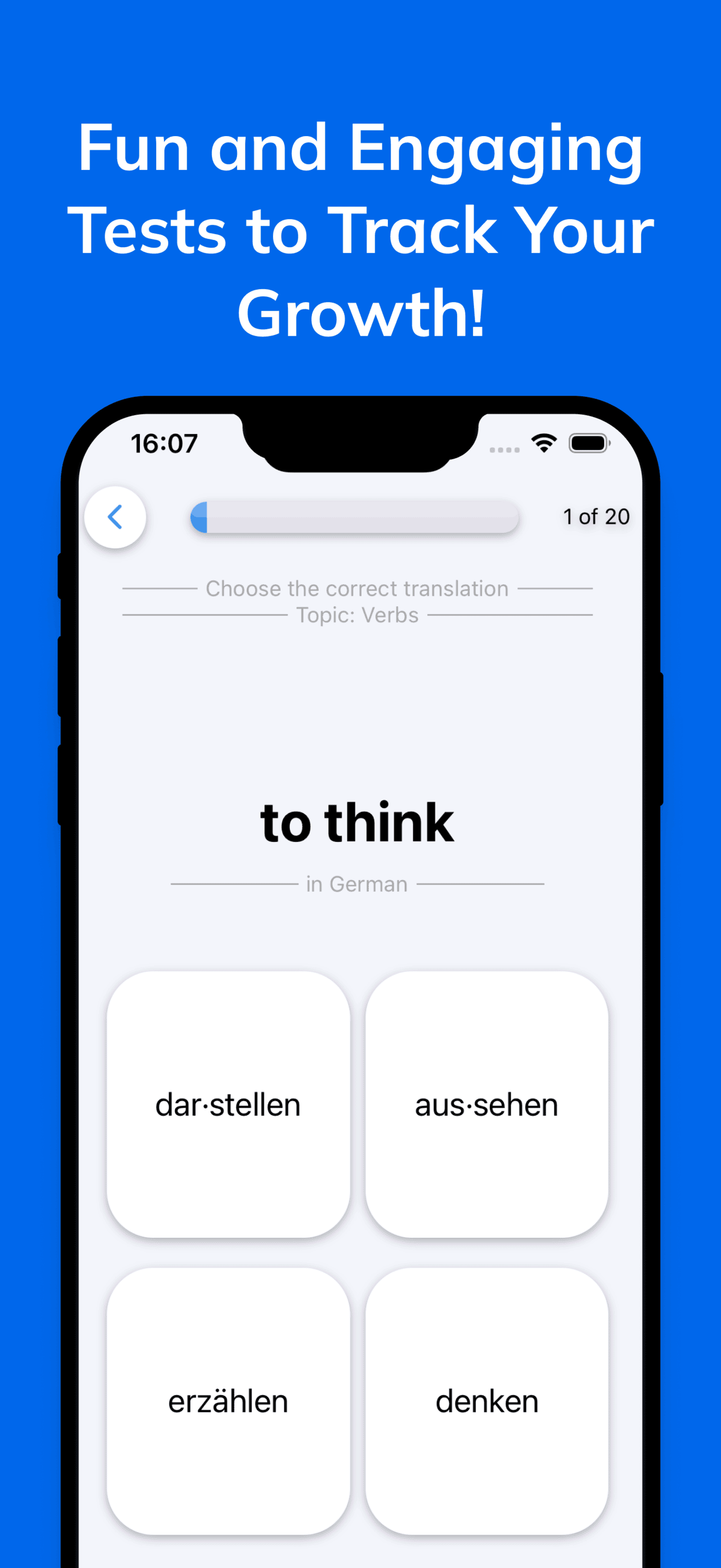 Lingufy: German A1, A2