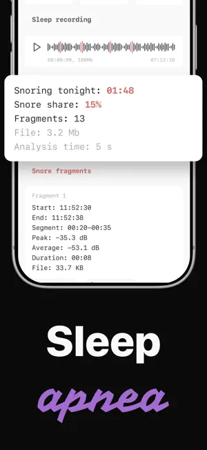 Snore Tracker - My Sleep Lab screenshot 4