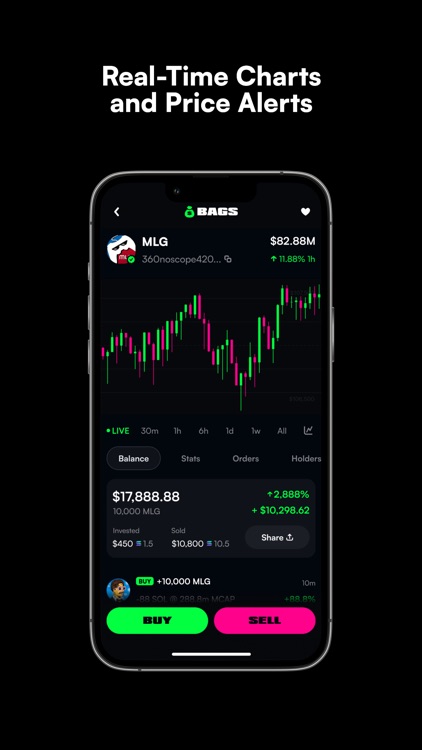 BAGS: Trade Crypto & Memes screenshot-3