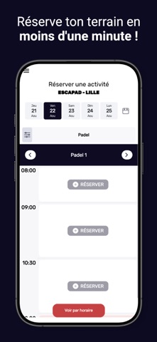 ESCAPAD Padel screenshot
