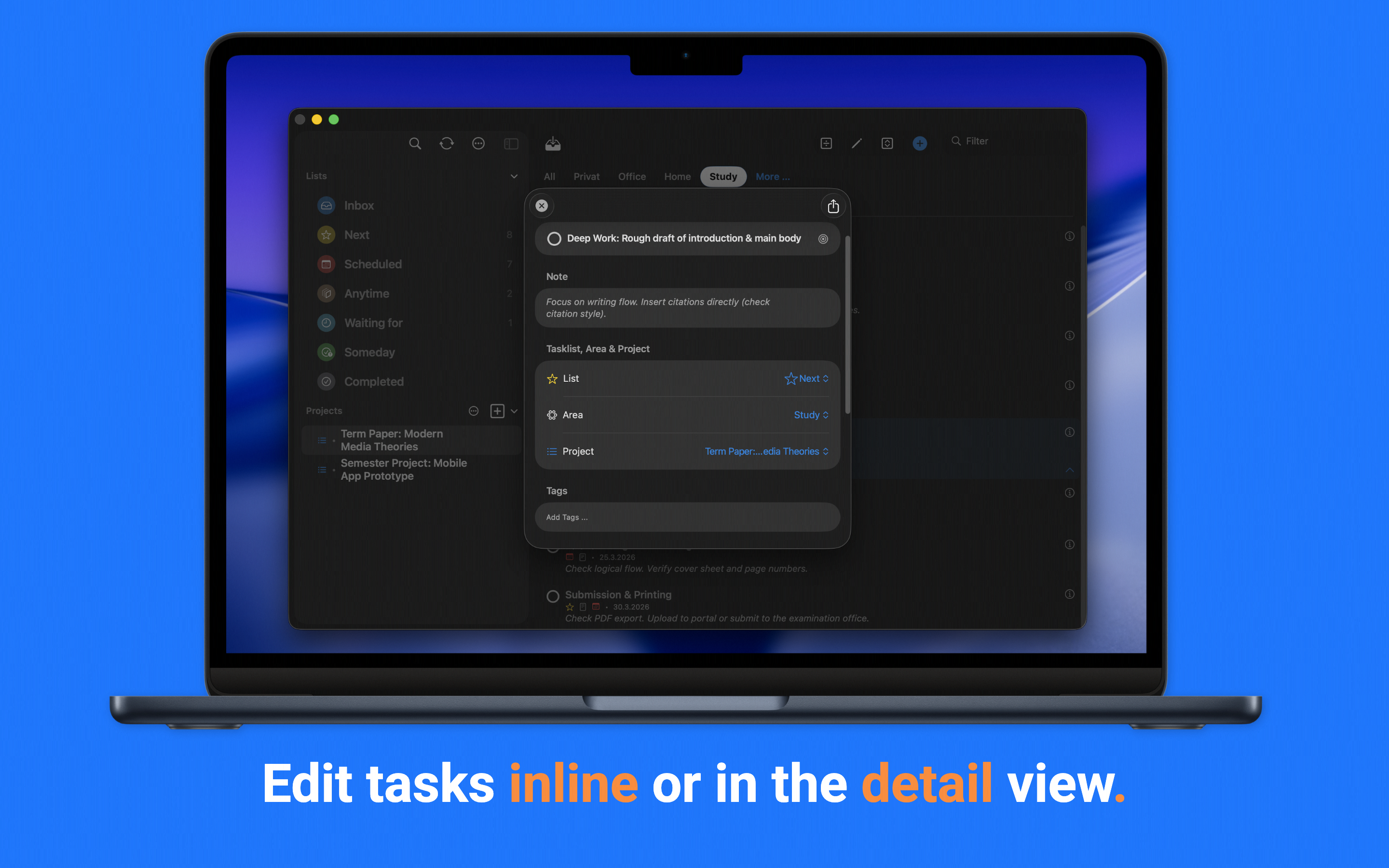 Todo & Task Manager: Focus one screenshot 18