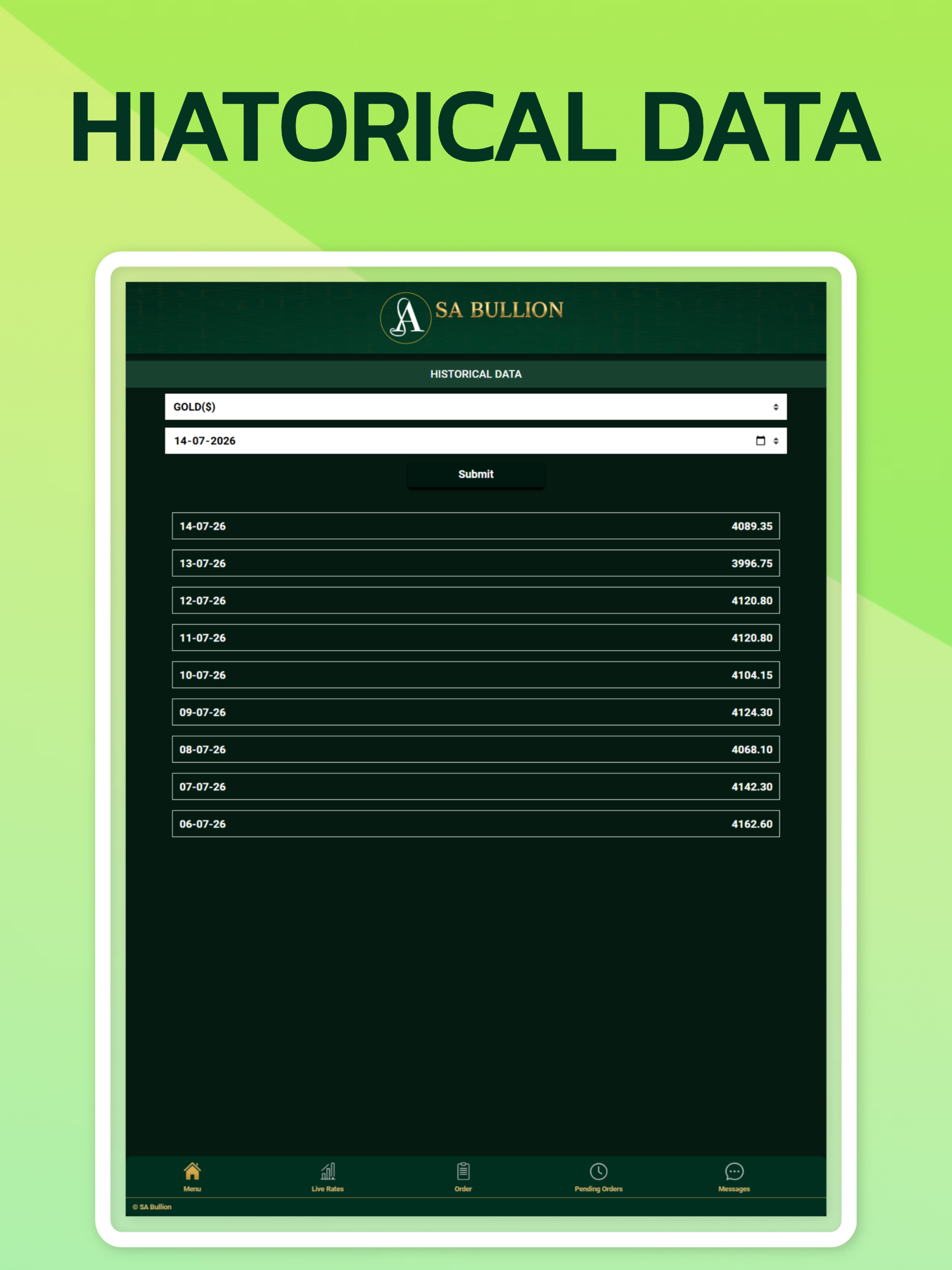 SA Bullion - Surinder Mohan screenshot 14