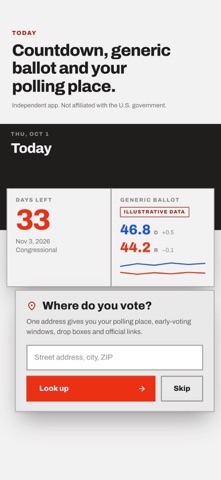 US Elections 2026 screenshot
