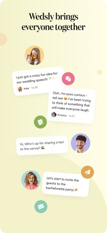 Wedding Planner by Wedsly iPhone screenshot