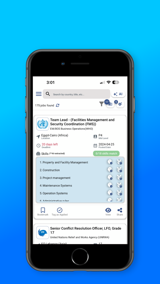 #2. UN jobs (iOS) 由: Himesh Padmaja Harikumar