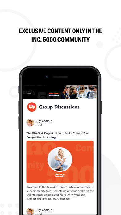 Screenshot 3 of Inc. 5000 Community App