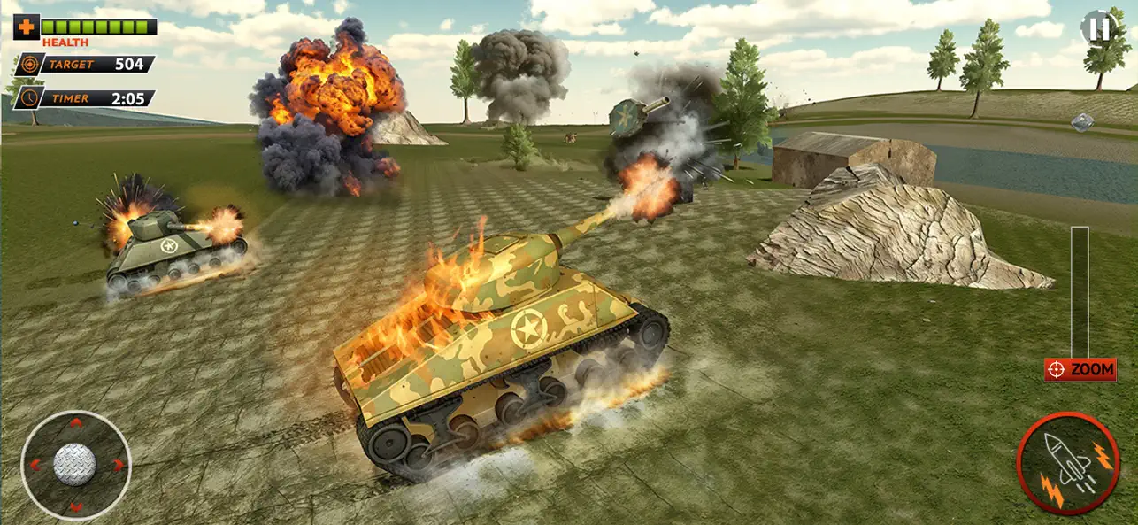 Screenshot #1 pour machines de combat de réservoi