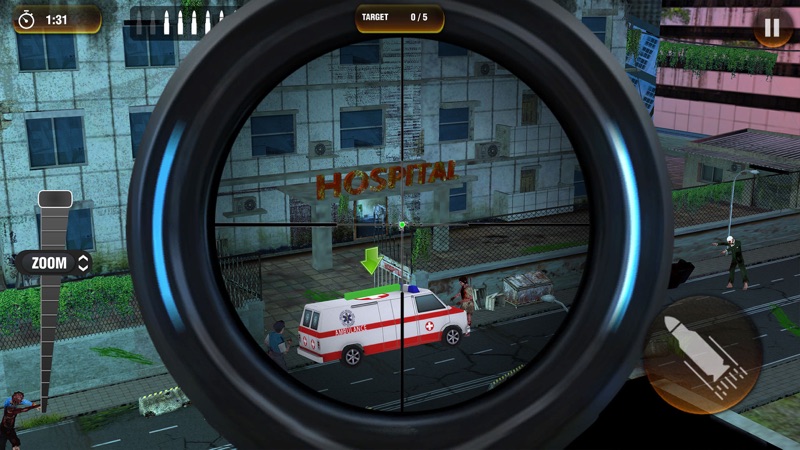 Zombie Sniper Shooter Gun Game screenshot 1