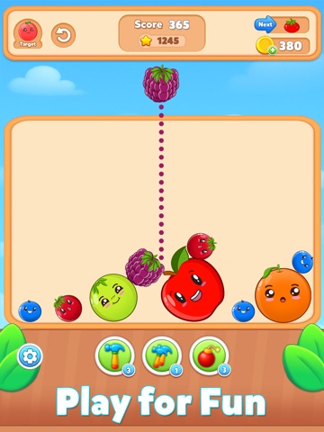 Fruit Match Juicy Drop Merge iPad screenshot