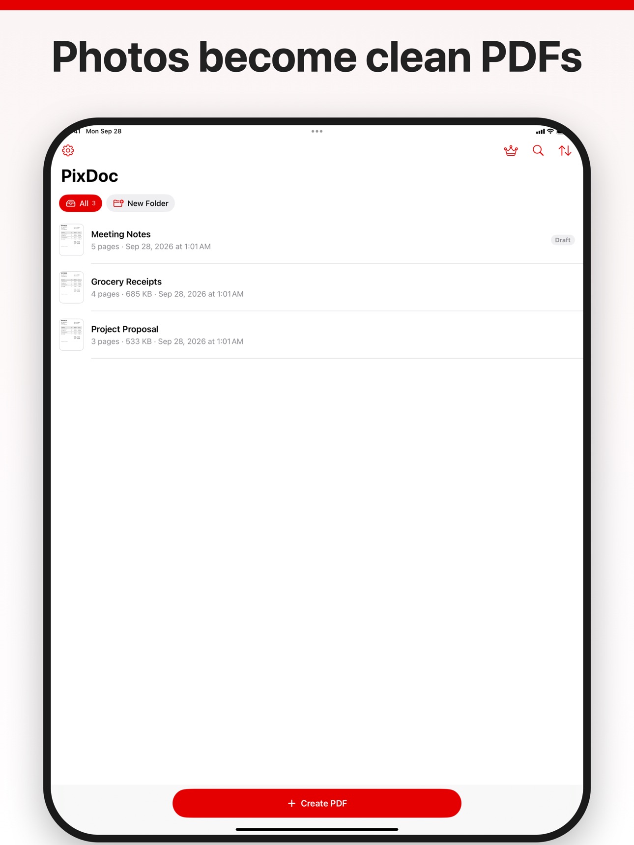 Screenshot 6 of PixDoc: Photo to PDF Converter