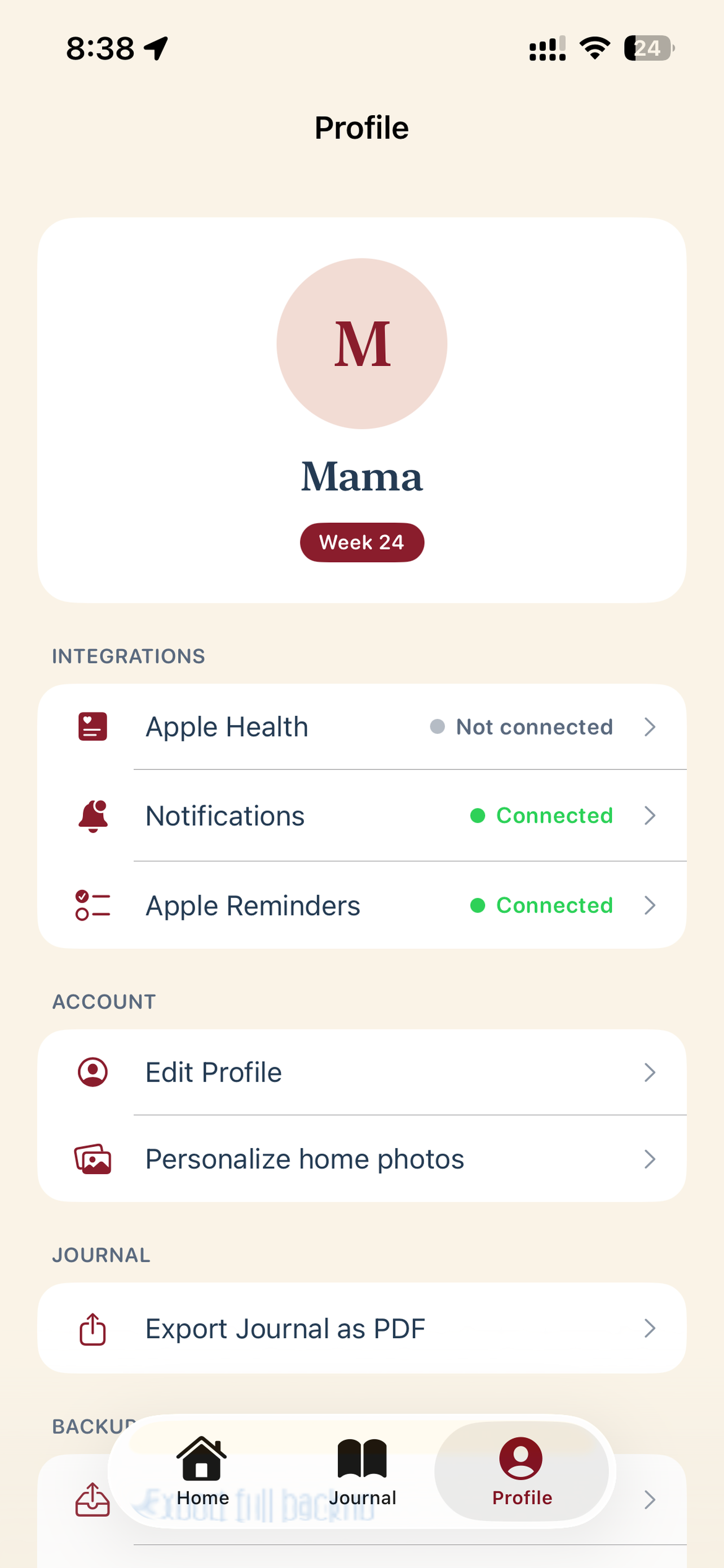 BabyMama: Pregnancy Journal screenshot 7