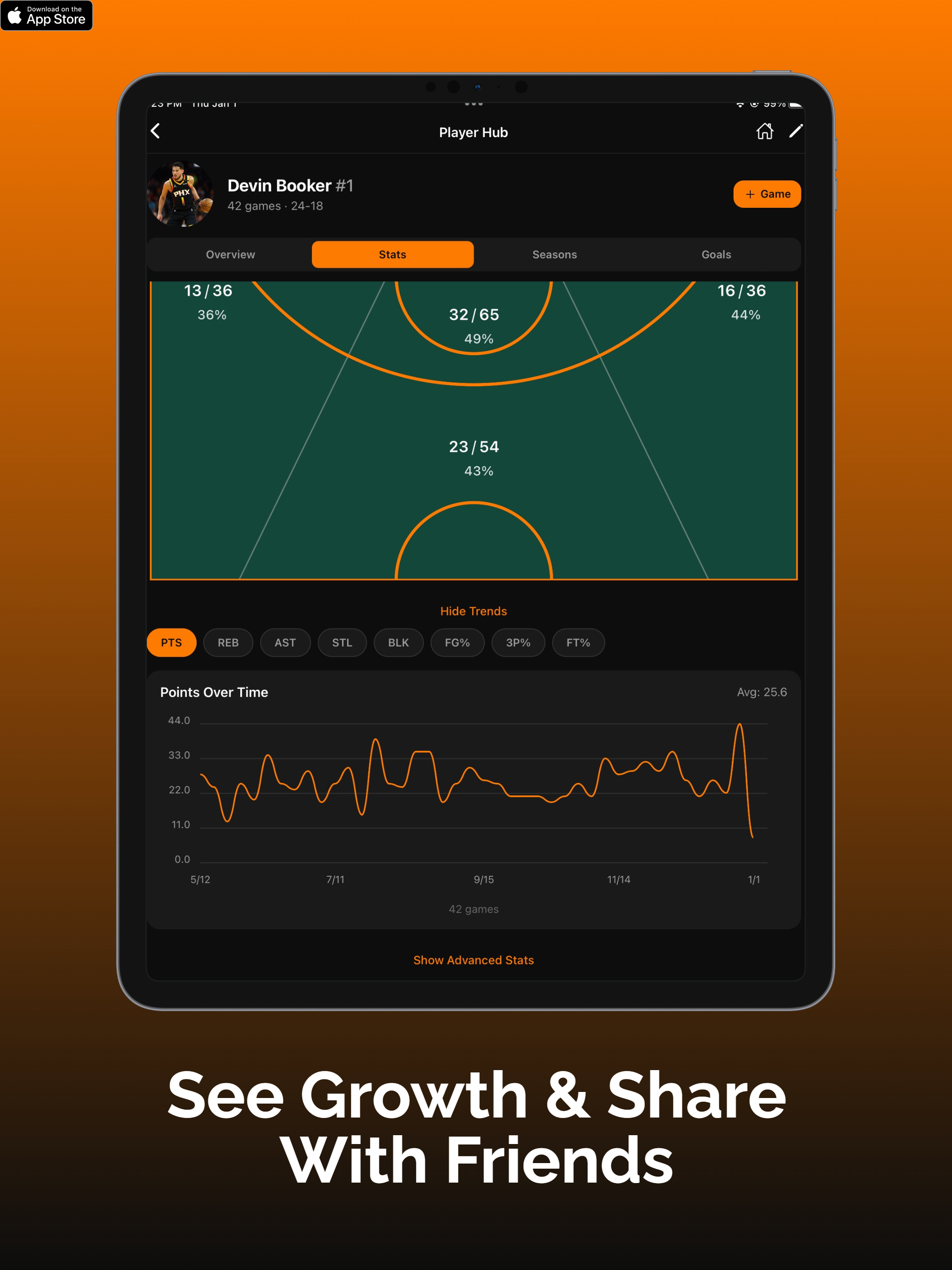 BucketBook · Basketball Stats