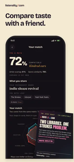 Listenality: Music Stats screenshot 4