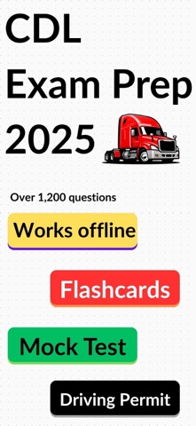 CDL Prep Permit Test Screenshot 1 of 5